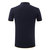 7 Colors Mens Casual Embroidery Solid Color Stand Collar Button Golf Shirt