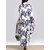 L-5XL Casual Women Loose Floral Print Dress