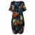 L-5XL Vintage Pocket Floral imprim&eacute; robe de poche