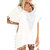 Mulheres Crochet Chiffon Tassel Praia Cover Ups para Swimwear