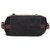 Damen L&auml;ssige Streifen Segeltuch Handtasche Micro-Fibric Leder Schulter Taschen Kontrastfarbe Crossbody Taschen