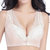 Tamanho Plus Sexy Lace Wide-set Correias Sem Fio Plunge Bra