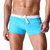 Sexy Beach estate del Mens Pantaloncino tasca della chiusura lampo laterale vita bassa Casual Sport Spa Boxers