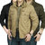 Mens Military Cotton Wearable Chest Pockets Zipper Outwear Jacket