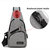 Men Casual Sling Bag Outdoor Travel Chest Shoulder Crossbody Bag with USB Port