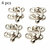  4 pcs Buckle fonc&eacute; bo&icirc;te en bois accessoires boucle Snap Shackle Buckle Box lock 