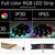 DC5V 1M 2M WS2812B 5050 بلوتوث USB التطبيق مراقبة RGB Individual Addressable LED Strip ضوء Kit