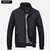 Mens Plus Size Zipper Fashion Lapel Casual Jacket Overcoat Waterproof Outdoor Sports Coat