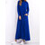 Casual Women Long Sleeve Pure Color Turtleneck Pocket Long Dress