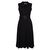 Women's Swing Party Dress Lapel Sleeveless Button Dresses With Belt