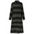 Casual Mulheres luva longa Striped Turndown Collar Camisa Vestido