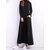 Casual Mulheres manga comprida Pure Color Turtleneck Pocket Long Dress