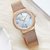 NAVIFORCE 5005 Crystal Casual Style Ladies Wrist Watch ضد للماء غير القابل للصدأ Steel حزام Quartz Watch