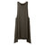 Vintage Casual Women Sleeveless High Low Cotton Maxi Dress