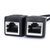 Cat 5 Lan Ethernet RJ45 M&acirc;le &agrave; double adaptateur femelle de c&acirc;ble d'extension de diviseur