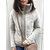 Casual Women Fleece Thick Stitching Stand Collar Long Sleeve Coats