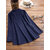 Women Solid Color Irregular Button Long Sleeve Blouse