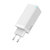 Baseus GaN 65W QC4.0 PD3.0 tripla uscita 2 * Tipo-C 1 * Mini caricatore da muro USB Caricatore da viaggio universale Spina UE UE per Samsung S10 Matebook per iPhone 11 Pro Max Notebook Tablet HUAWEI P30Pro Xiaomi Redmi