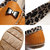 Moda damska Leopard Casual Loafer Slipper Soft Leather Single Shoes