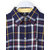 Women Cotton Button Blouse Plaid Turn Down Long Sleeve Shirt