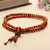 108Pcs Vintage Multilayer Sandalwood budista Buddha Prayer Beads Pulseira para Homens Mulheres