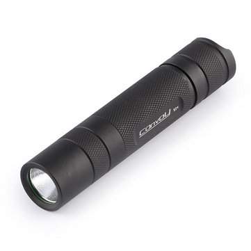Convoy S2 + Noir XM-L2 7135x8 3 / 5 Mode EDC LED Lampe de Poche 18650