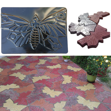 Butterfly Stepping Stone Mold Concrete Cement Brick Mould For Park