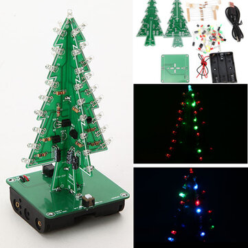 Weihnachtsbaum LED Blitz Satz 3D DIY elektronischer Lernen Satz