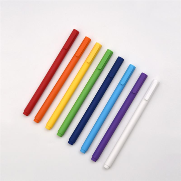 Xiaomi KACO Colorful gel stylos 0.5mm recharge stylo 8pcs / pack signature stylos pour bureau d'école d'étudiant