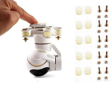 10 Pcs Cardan Absorbeur Amortisseur Boule et Anti-excrétion Boucle pour Xiaomi Mi Drone 4 K 1080P Version