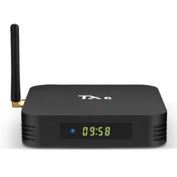 Tanix TX6 Allwinner H6 4GB RAM 32GB ПЗУ 5G WIFI Bluetooth 4.1 4K USB3.0 Android TV Коробка