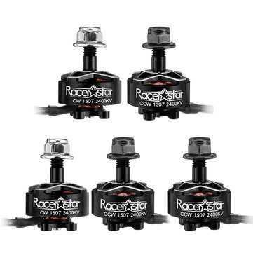 5 PCS Racerstar SPROG X 1507 2400KV 3-6S Brushless Motor CW & CCW for Sprog Beginner RC Drone FPV Racing