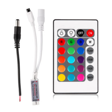 24 Keys Draadloze Ir Afstandsbening Met Dc Male Connector Voor Dc Male Connector