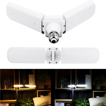 Ac85 265v E27 30w Two Leaf Adjustable Foldable Fan Blade 152led