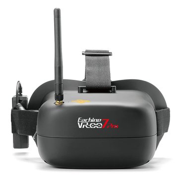 Eachine VR007 VR007 Pro 5.8G 40CH FPV Защитные очки 4,3-дюймовый видео-гарнитура с 3,7 1600mAh батареей