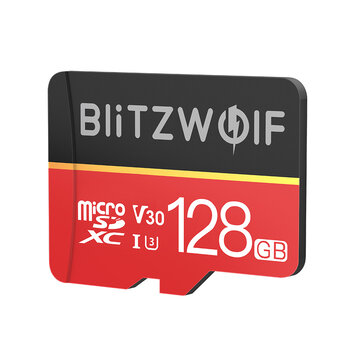 BlitzWolf® BW-TF1 Class 10 UHS-1 32GB UHS-3 V30 64GB 128GB Micro SD TF Memory بطاقة with محول