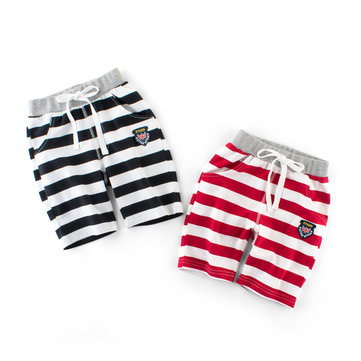 Boys Kids Children Striped Shorts with Pockets