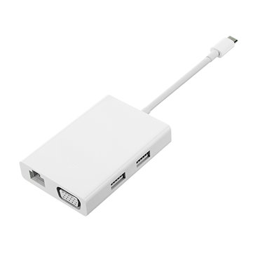 Xiaomi USB-C Type-C Para 2K @ 60Hz VGA Gigabit Ethernet Port 2 USB 3.0 Hub Type-C Hub multifuncional
