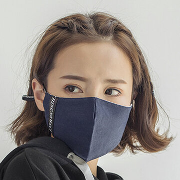 Mujer Hombres de invierno a prueba de polvo cara transpirable Mascara