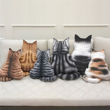 43cm Cute Cat Soft Plush Back Shadow Toy Sofa Pillow Seat Cushion