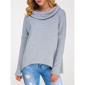 sudadera cuello alto mujer