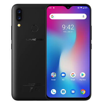 UMIDIGI G&uuml;&ccedil; K&uuml;resel Bantları 6.3 İn&ccedil; FHD + Waterdrop Ekran NFC 5150mAh Android 9.0 4G 64G Helio P35 4G Akıllı Telefon