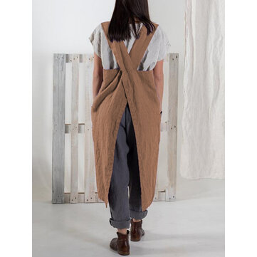 اليابانية خمر الصلبة جيوب القطن اللباس المئزر