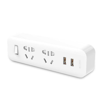 Original Xiaomi Mijia Adaptateur portatif de prise de convertisseur de bande de puissance avec 2 port de charge rapide USB