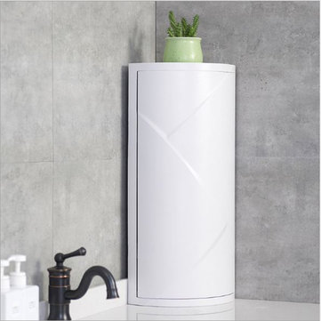 étagère Rotative De Coin De Mur De Support De Stockage Antibactérien Antipoussière Antipoussière Pour La Chambre De Cuisine Cuisine Gris Blanc