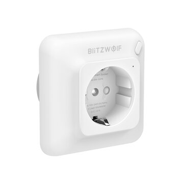 BlitzWolf&reg; BW-SHP8 3680 W 16A Smart WIFI stopcontact EU Stekkerdoos Timer Afstandsbediening Power Monitor Werk met Alexa Google Assistent IFTTT