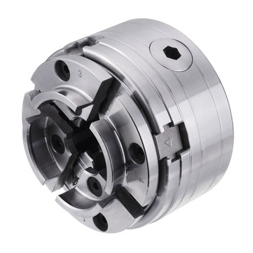 SETA VERMELHA Madeira 4 Polegada de Madeira Reversível Chuck 1-Inch x 8TPI Rosca Madeira Torno Chuck Ferramenta de Torneamento De Madeira