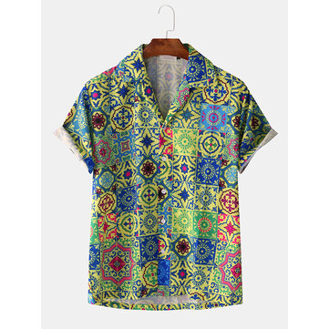 Męskie koszulki z krótkim rękawem z nadrukiem New Fashion Beach