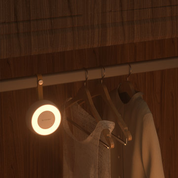 BlitzWolf® Radar BW-LT22 Sensor LED Luz noturna USB recarregável de lítio Bateria Manuseio de escurecimento por toque