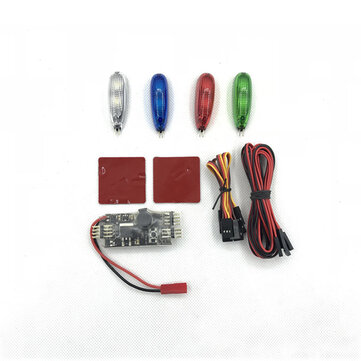 URUAV SL01 2S-6S Night Flight LED Light Strip Controller W/ 5V/12V Control Board Module Set For RC Airplane FPV Racer Drone